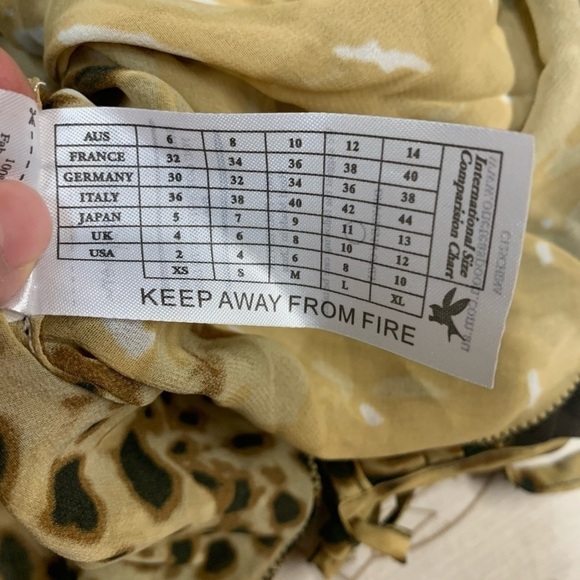 One teaspoon sheer animal print blouse - Picture 6 of 6